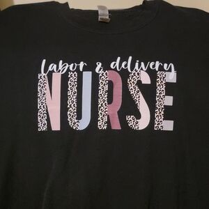 Gildan Black Labor & Delivery Nurse Sweatshirt